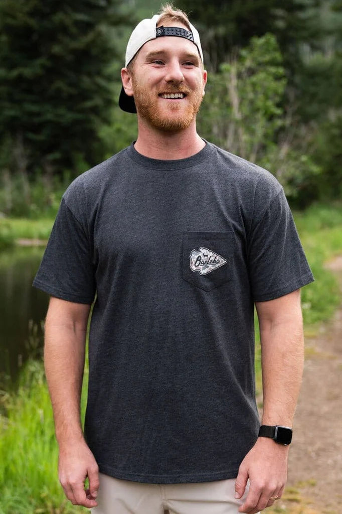 The Burlebo SS Tee in Classic Deer Camo Arrowhead