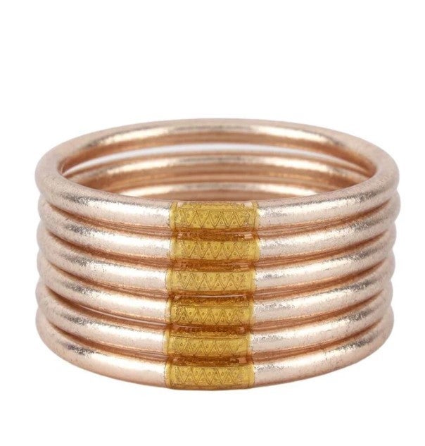 Budha Girl Bangles-Champagne