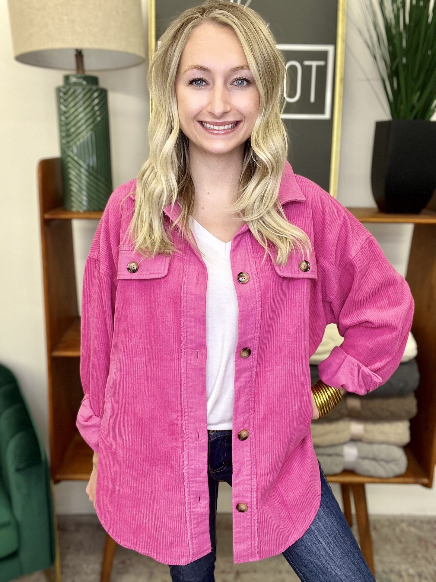 Annie Cord Shacket-2 Colors