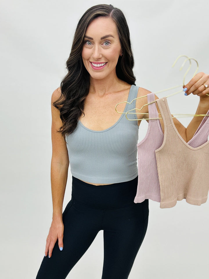 LD STEAL - Ribbed Long Crop in 3 Colors