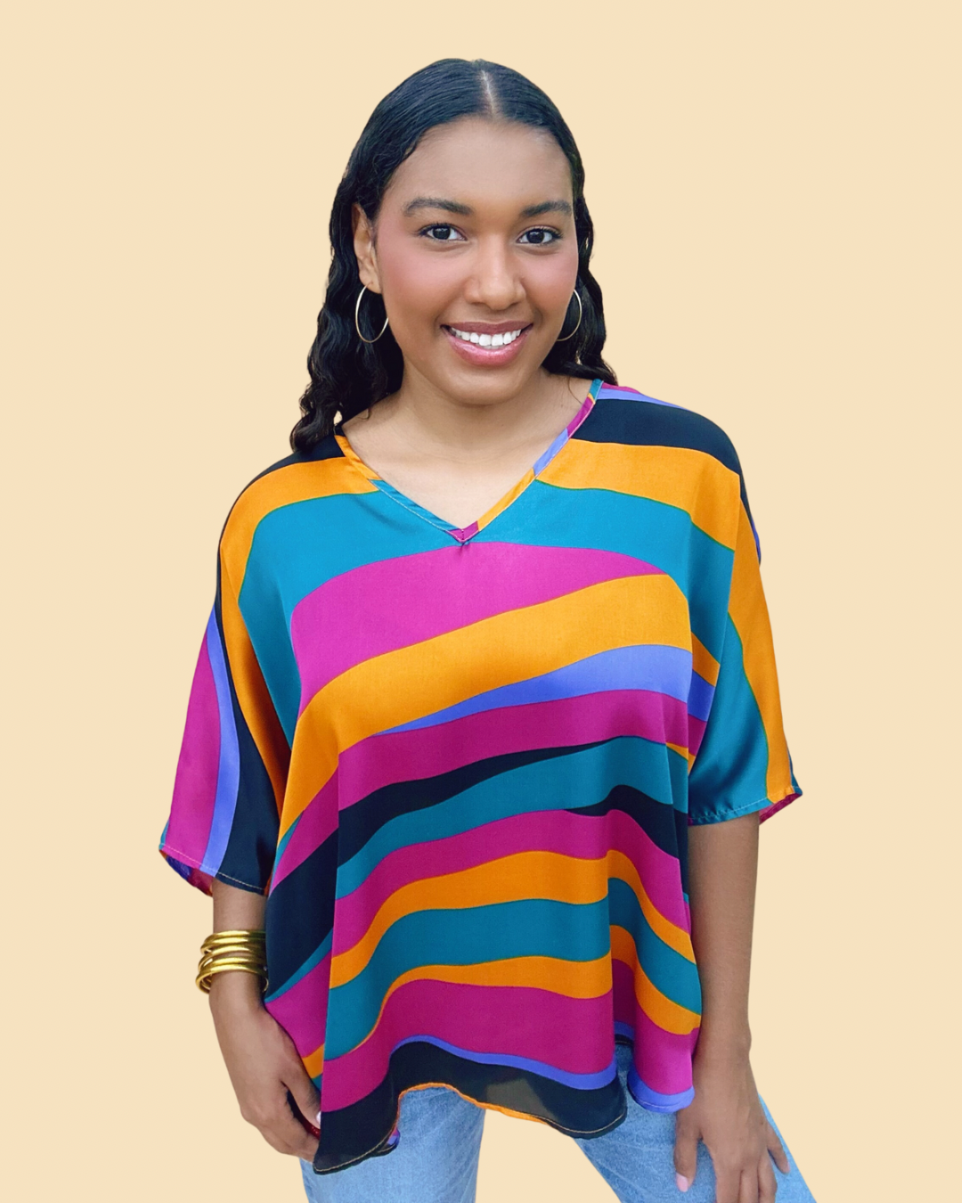 The Havana Nights Poncho Top - AS