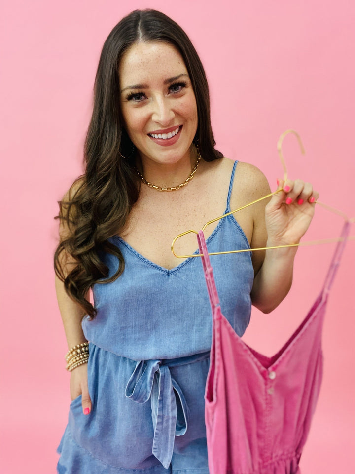 The Mineral Cami Romper-2 Colors