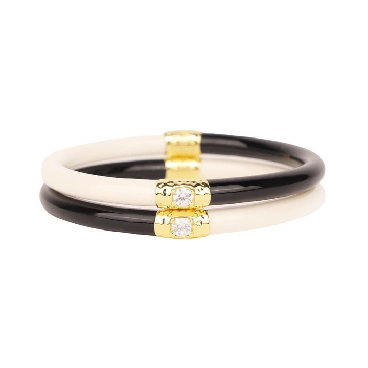 BuDhaGirl Yin Yang Bracelets - Black & Ivory