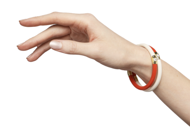 BuDhaGirl Yin Yang Bracelets - Coral & Ivory