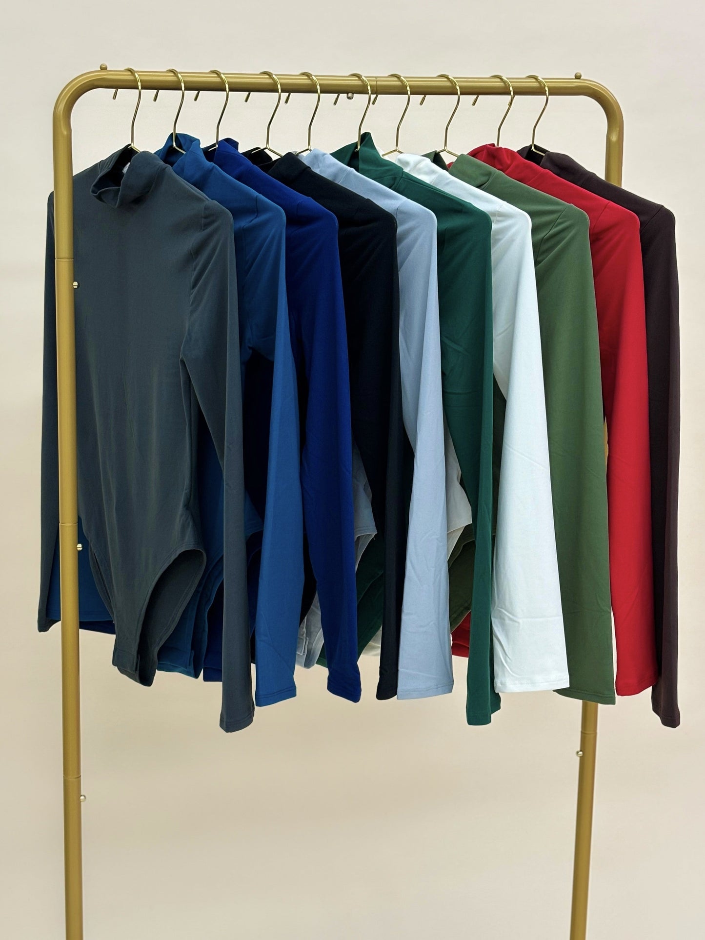 The Steal Mock Bodysuit in 10 Colors