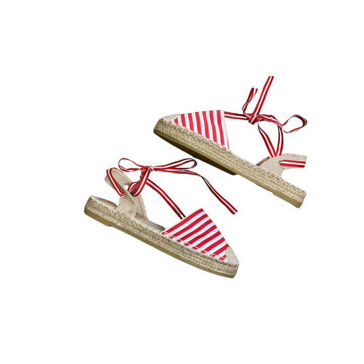The Tibby Espadrilles in Red