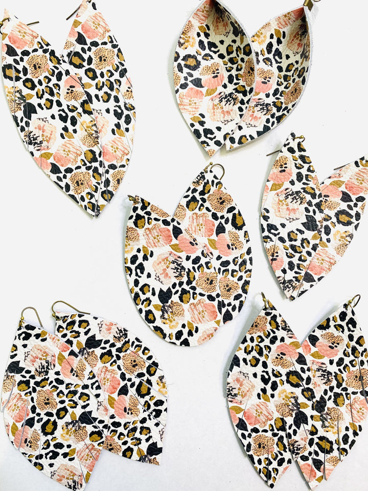 Maggie Leather Earrings