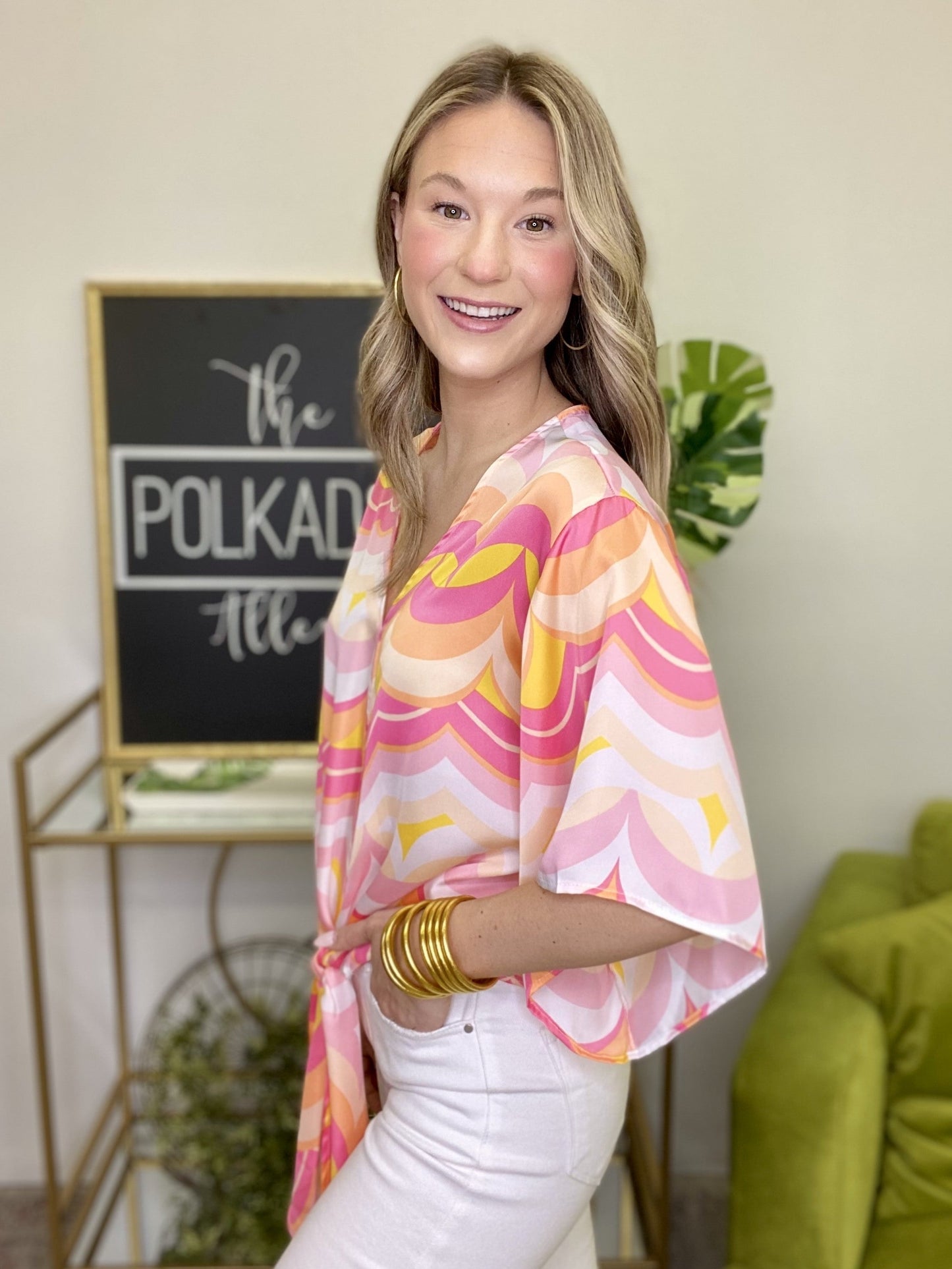 The Sunset Dreams Tie Top - AS