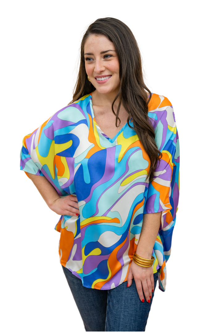 The Modern Muse Poncho Top
