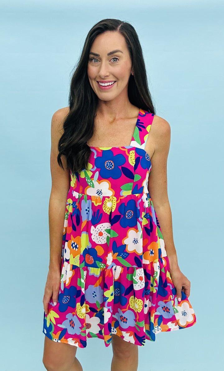 The Flower Bomb Tiered Dress - AS