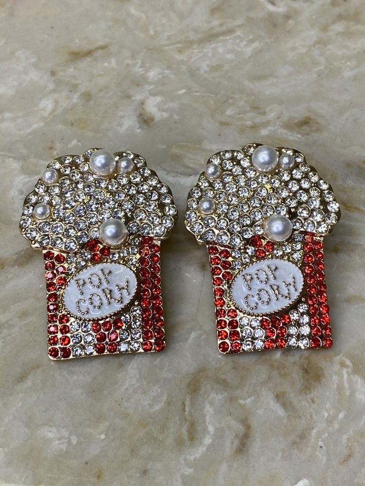 Popcorn Bling Earrings