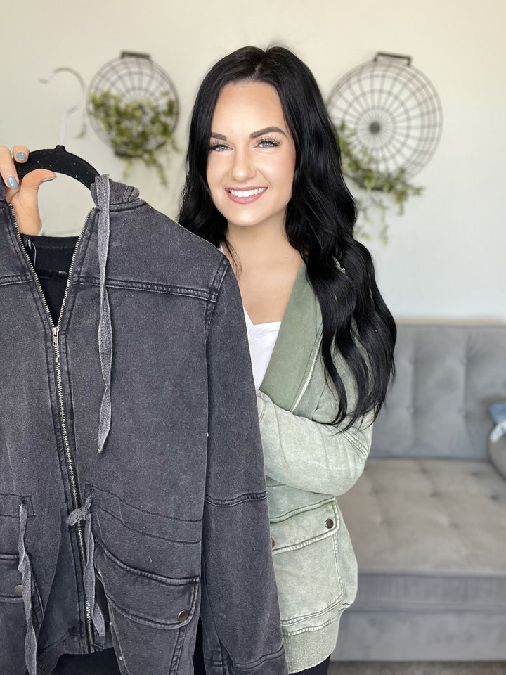 The Terry Cargo Jacket-2 Colors