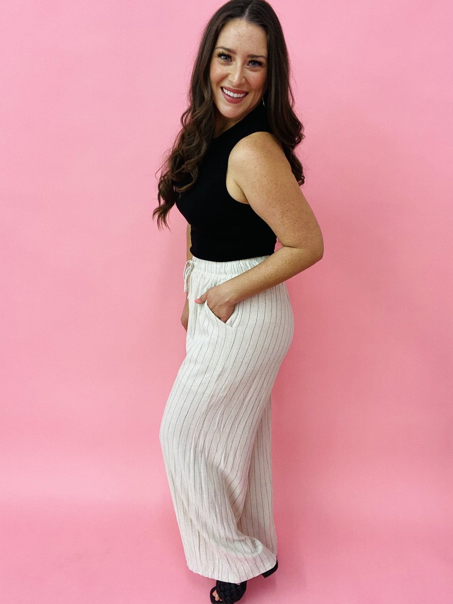 The Striper Knit Pants-2 Colors/AS