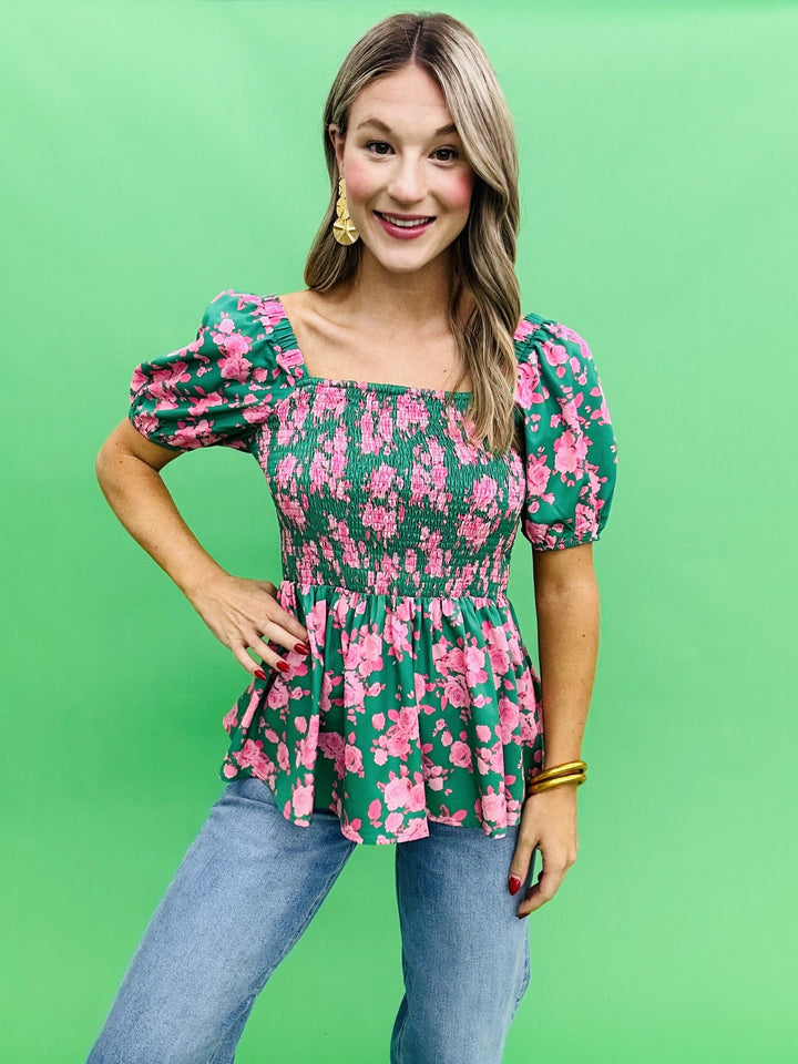 The Green Shelby Top