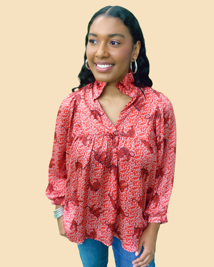 The On The Prowl Morgan Top - AS