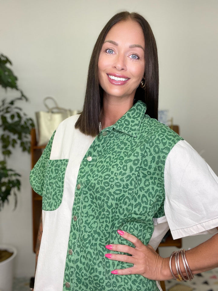 The Sarge Top in Green