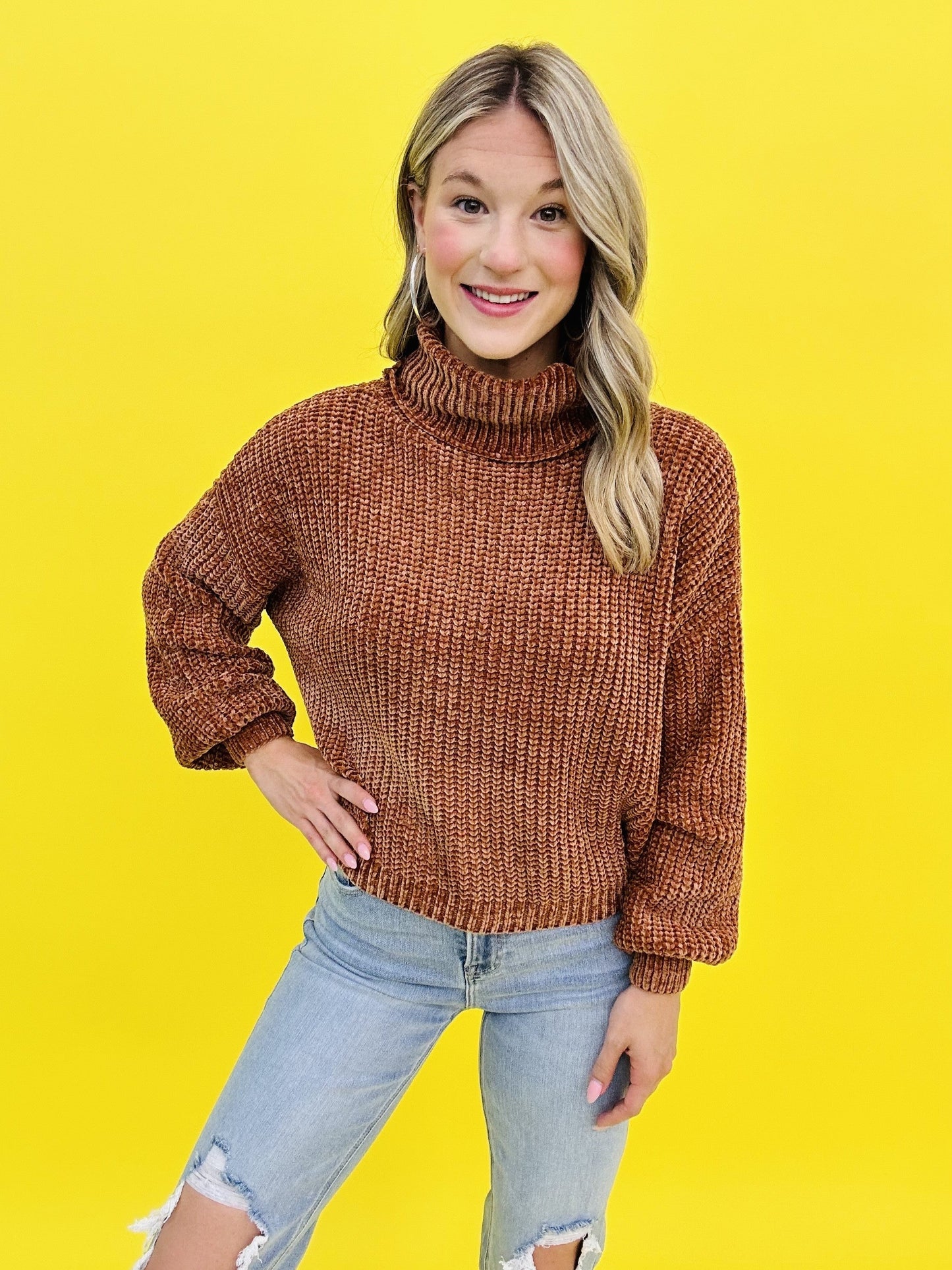 LD Steal #39 Chenille Cate Sweater-6 Colors *Final Sale*
