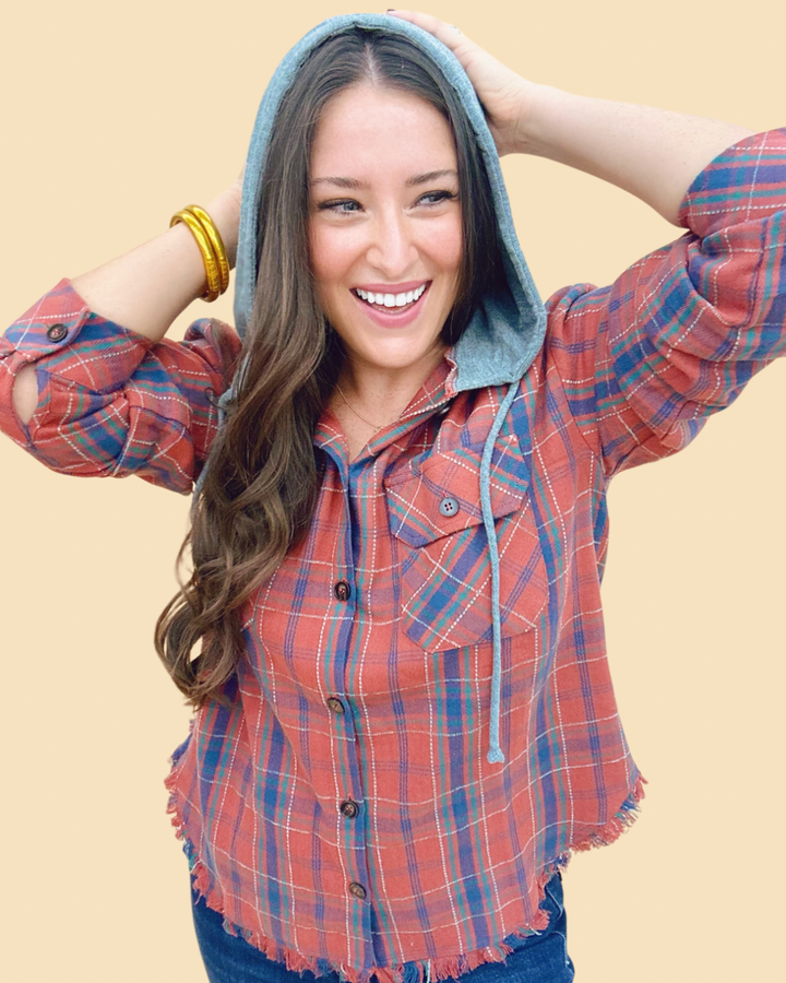 The Brick Hoodie Flannel