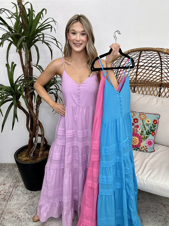 The Jaxon Tiered Maxi Dress - 3 Colors