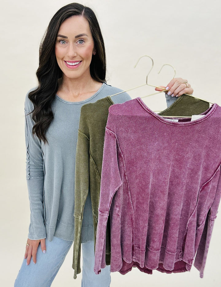 The Thermal Rib Top - 3 Colors