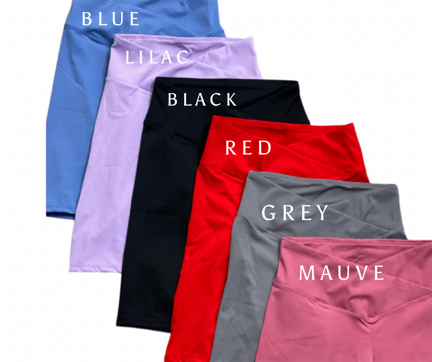 The Criss Cross Biker Shorts - 5 Colors/AS