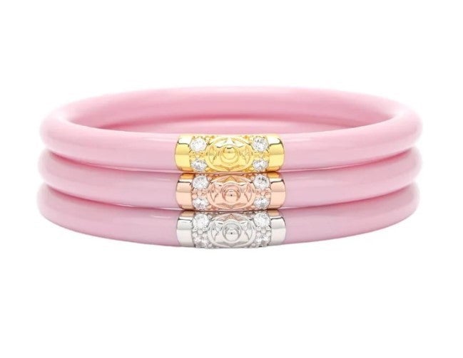 Pink Three Kings Budha Bangles