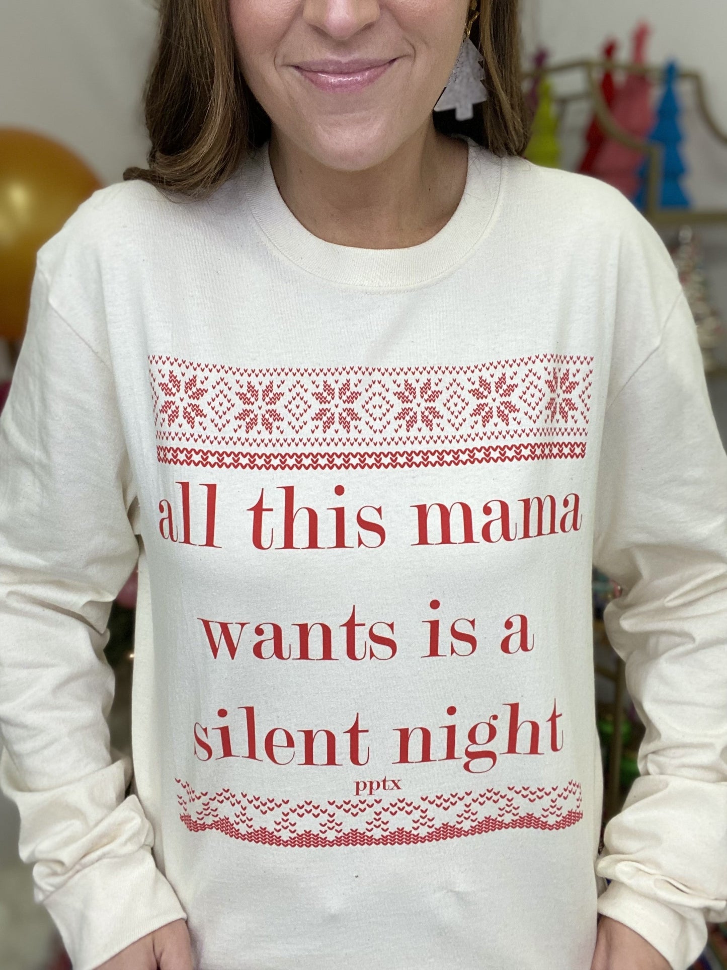 Silent Night Mama Tee