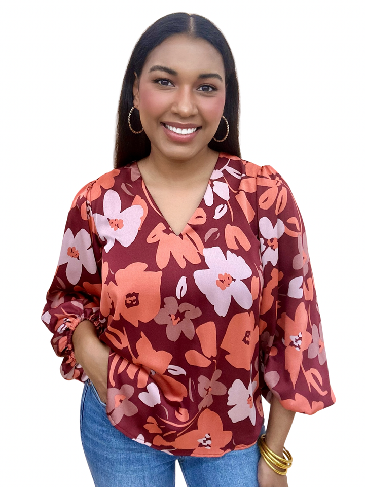 The Golden Girl Bubble Blouse