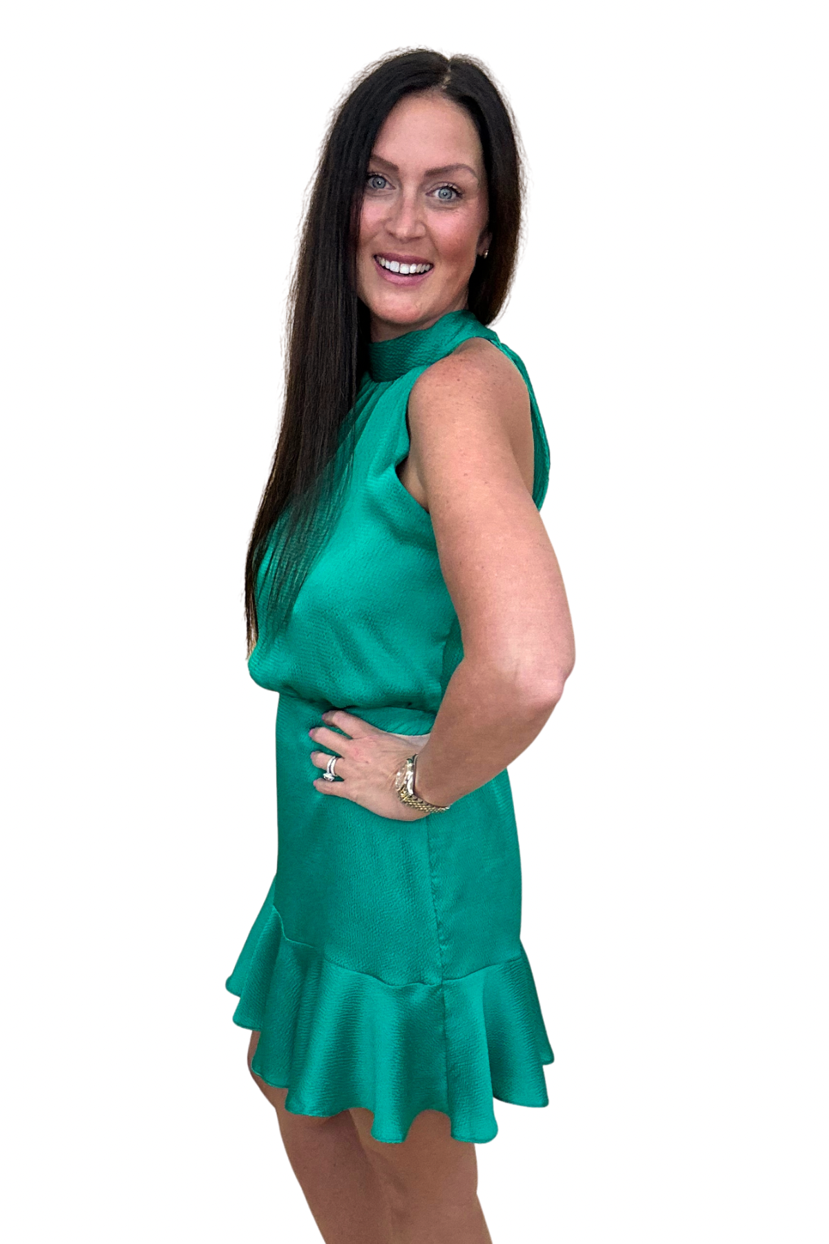 The Satin Flare Dress in 3 Colors
