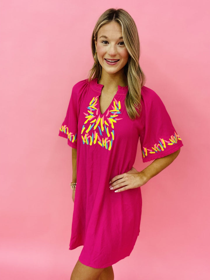 The Boardwalk Dress in Pink