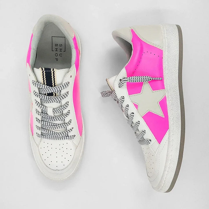 The Paz Neon Pink Sneaks