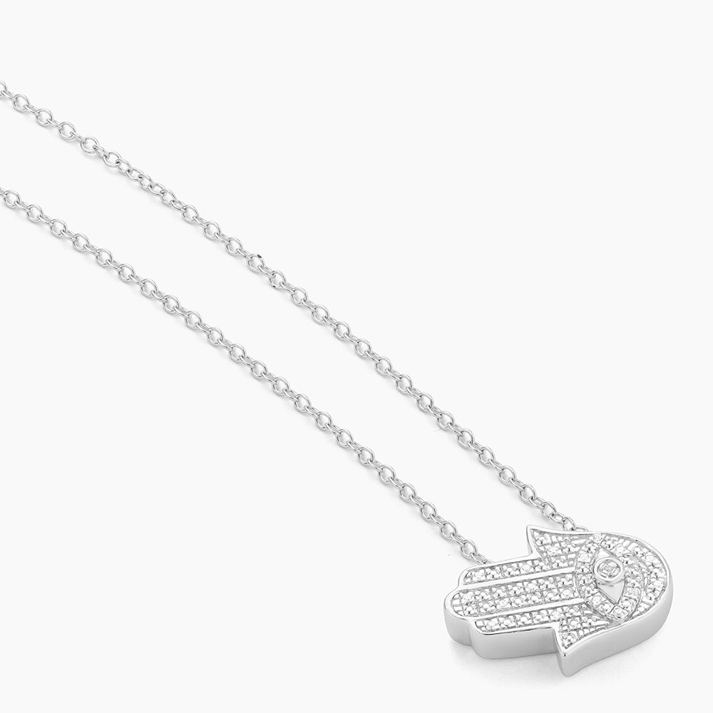 ES Hamsa Vibes Pendant Necklace