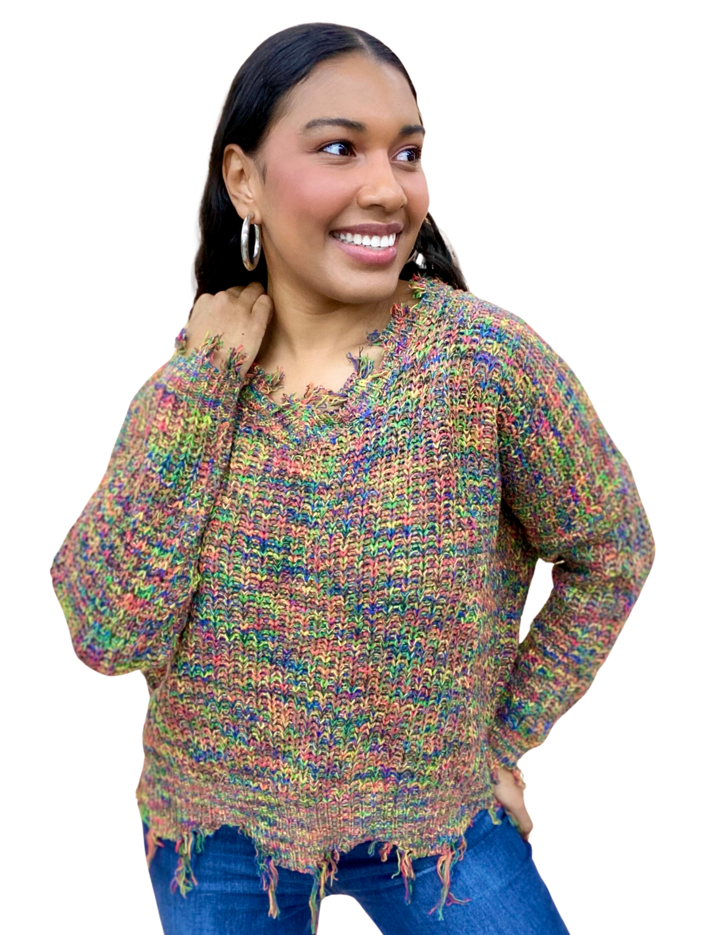 The Moody Fringe Sweater