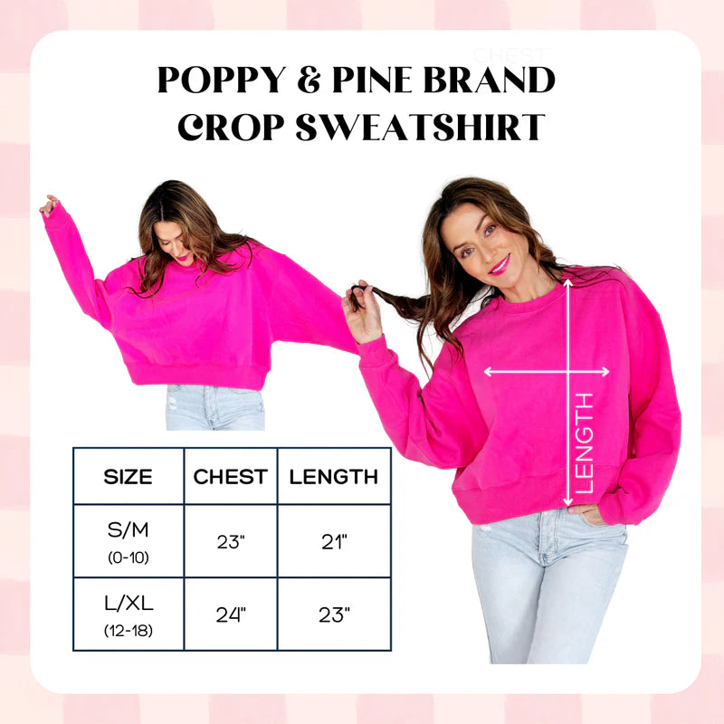 Horse Bit Crop Sweatshirt