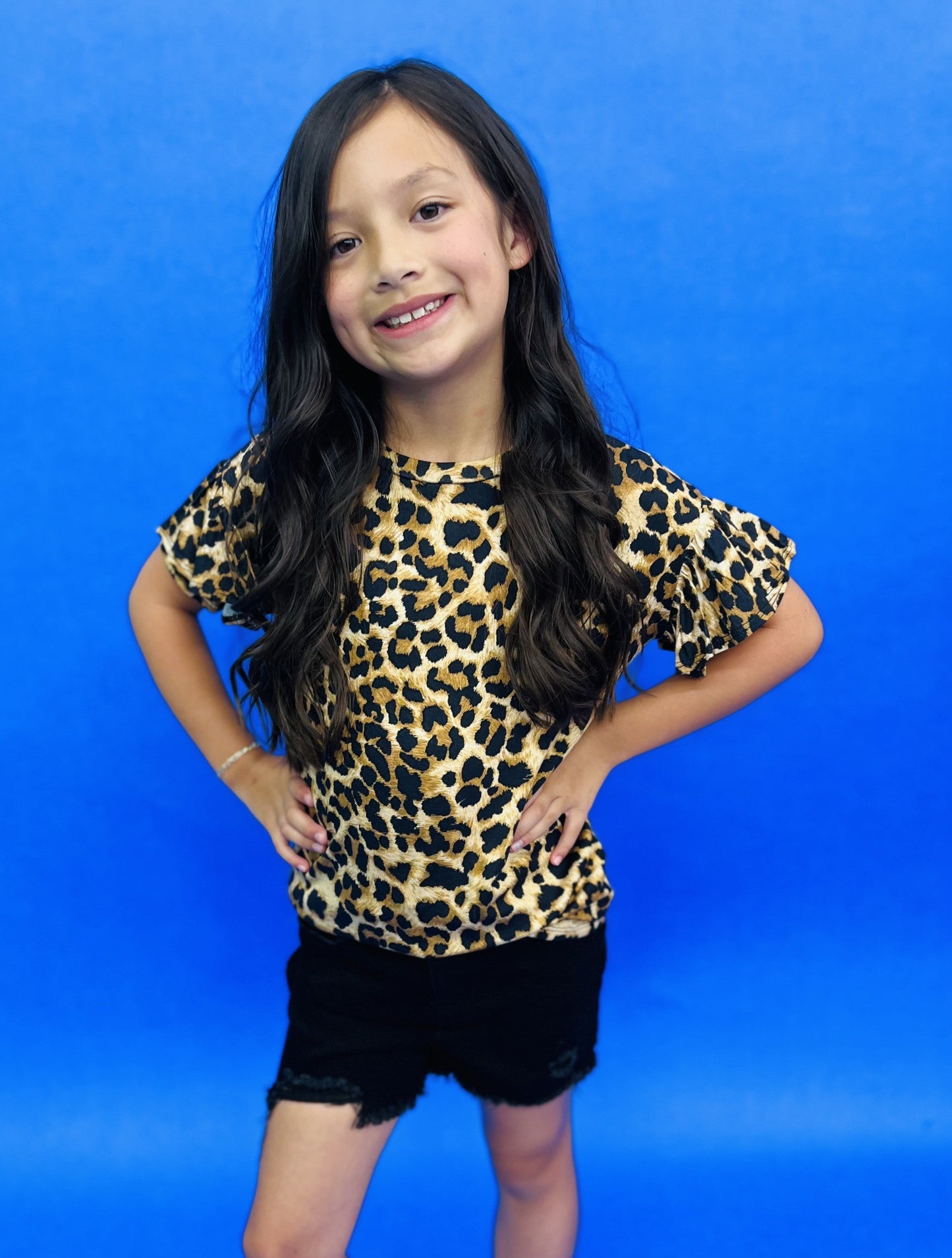 KIDS Leo Ruffle Top