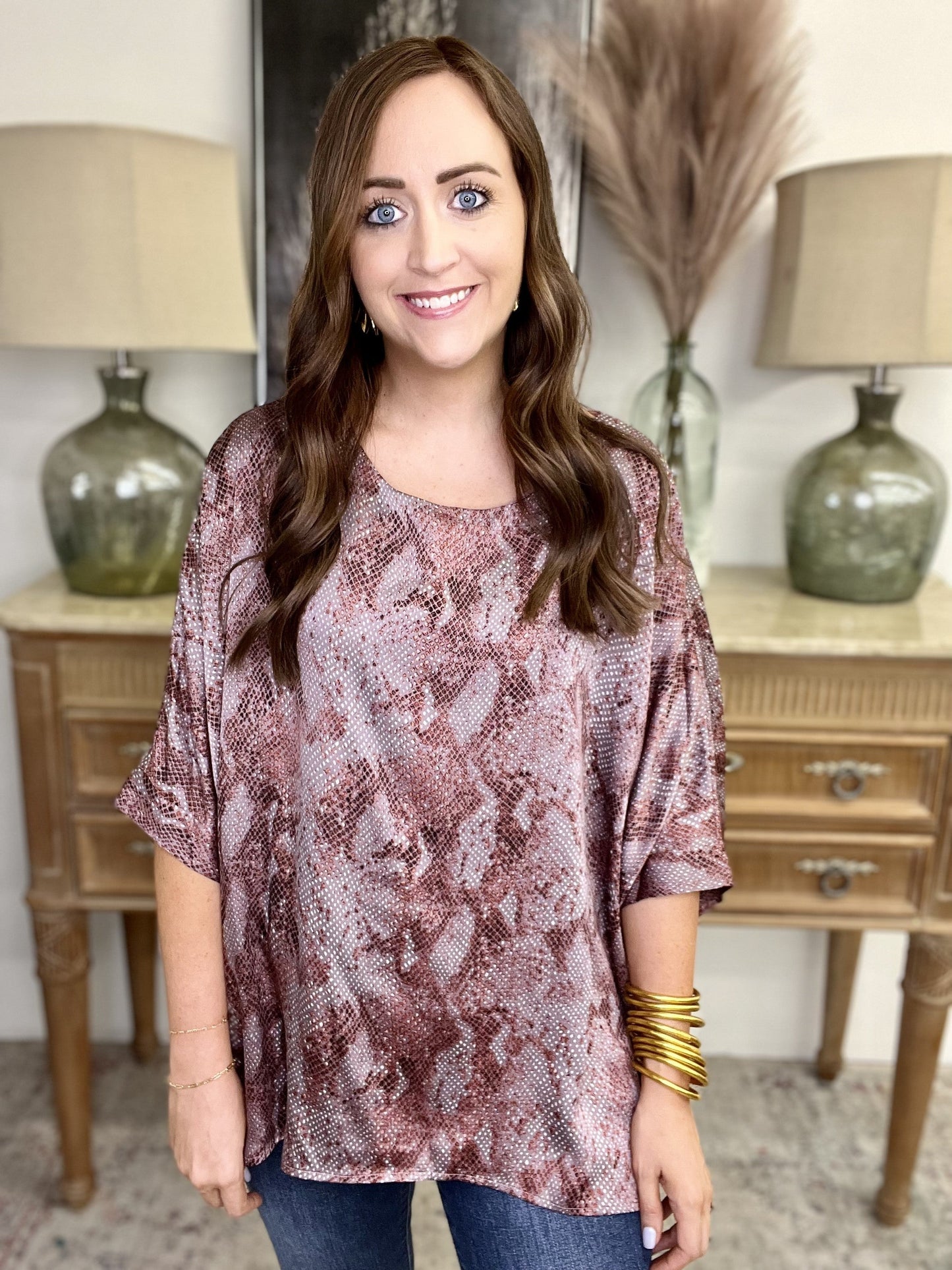 The 4 Square Scoop Poncho - AS