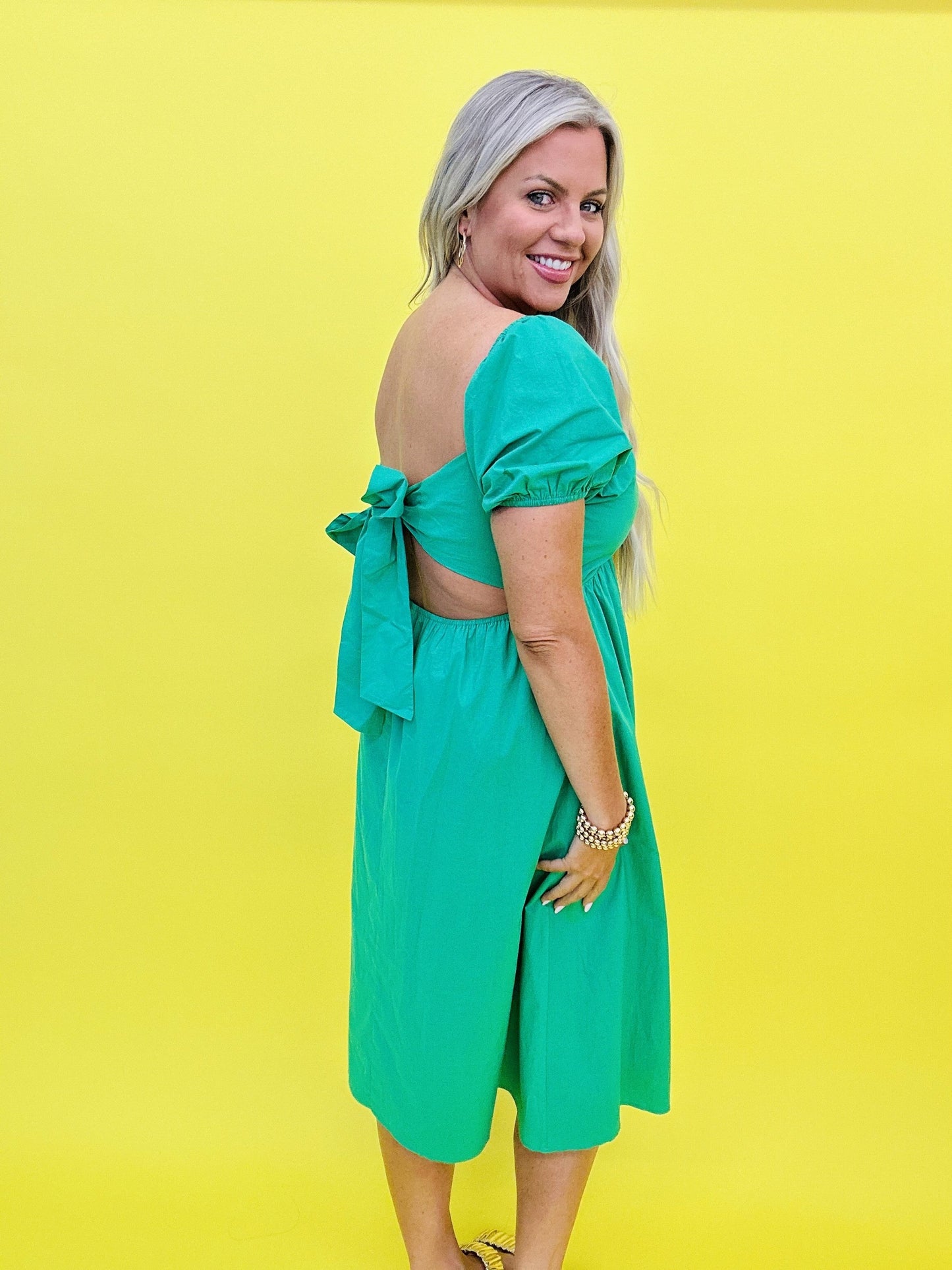 The Sadie Green Dress