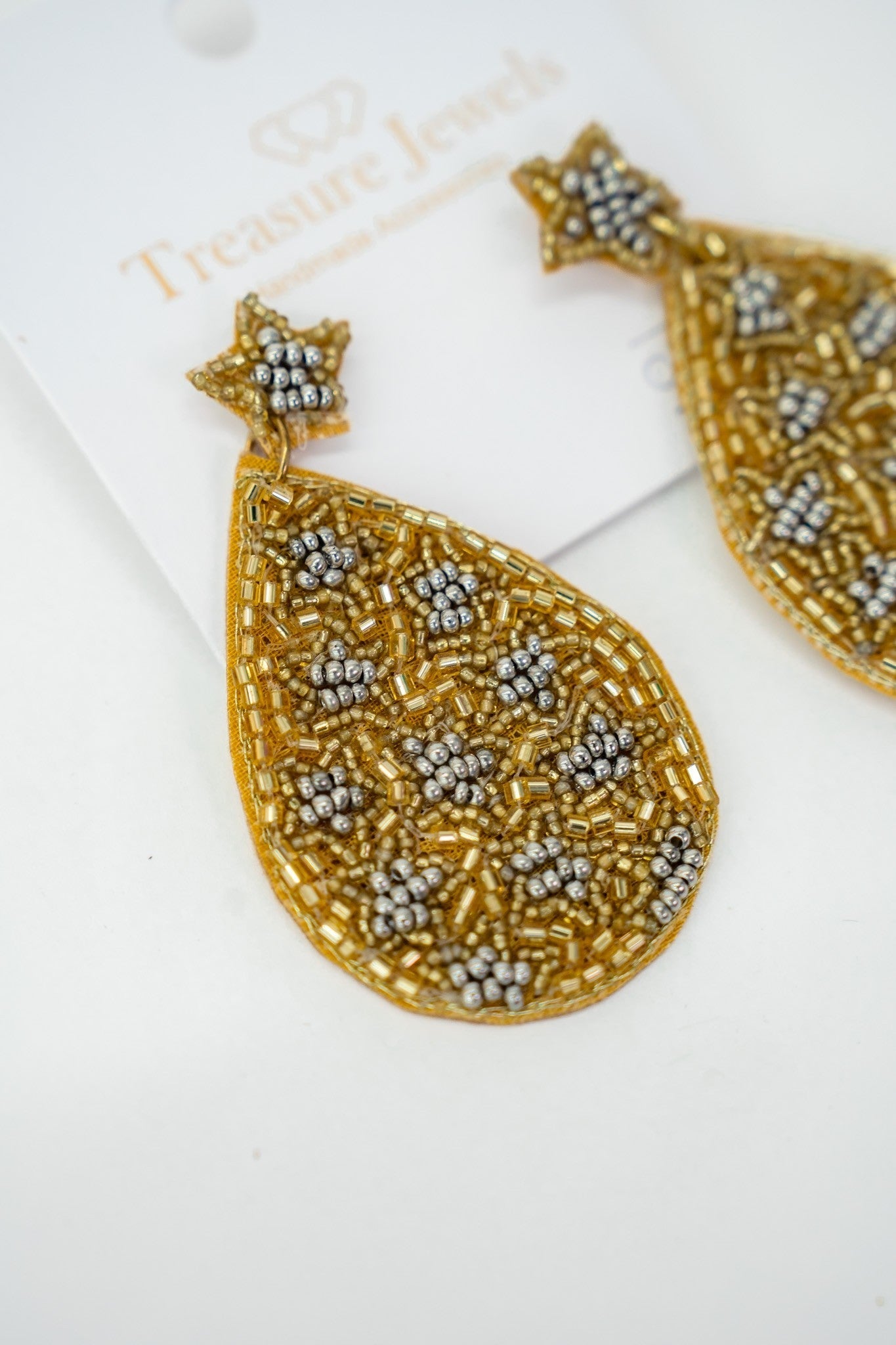 PF Steal-TJ Starbead Earrings