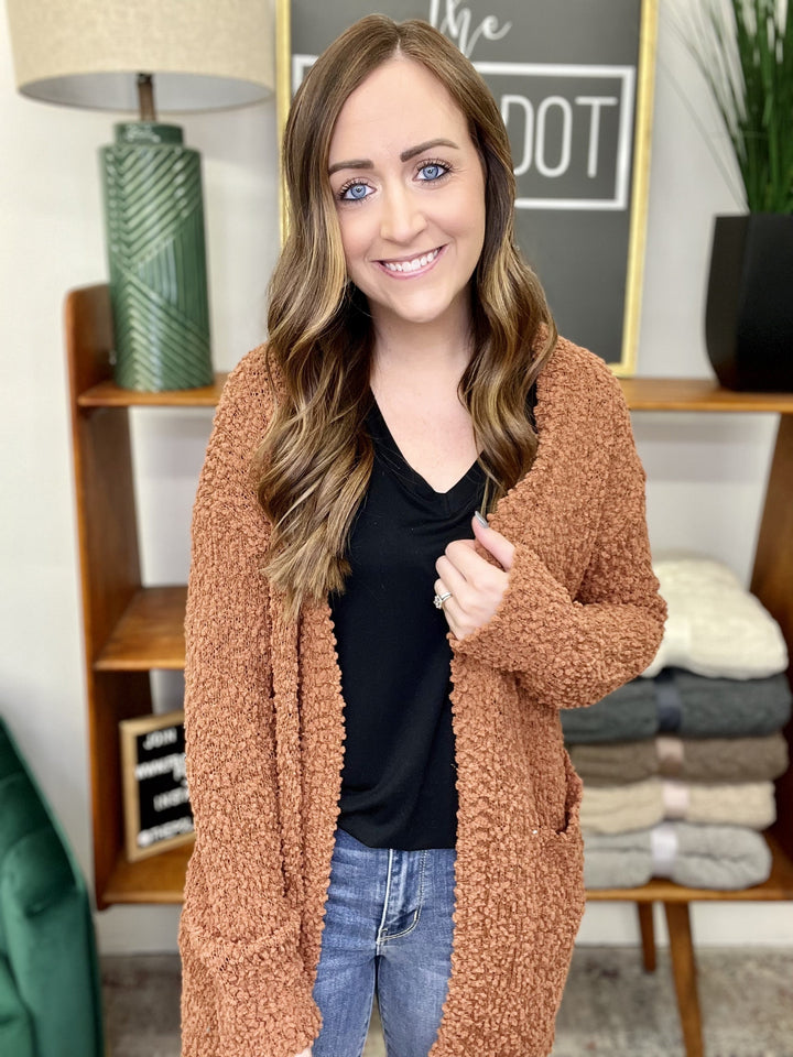 The Ella Popcorn Cardigan-6 Colors