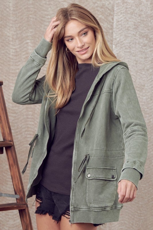 The Terry Cargo Jacket-2 Colors