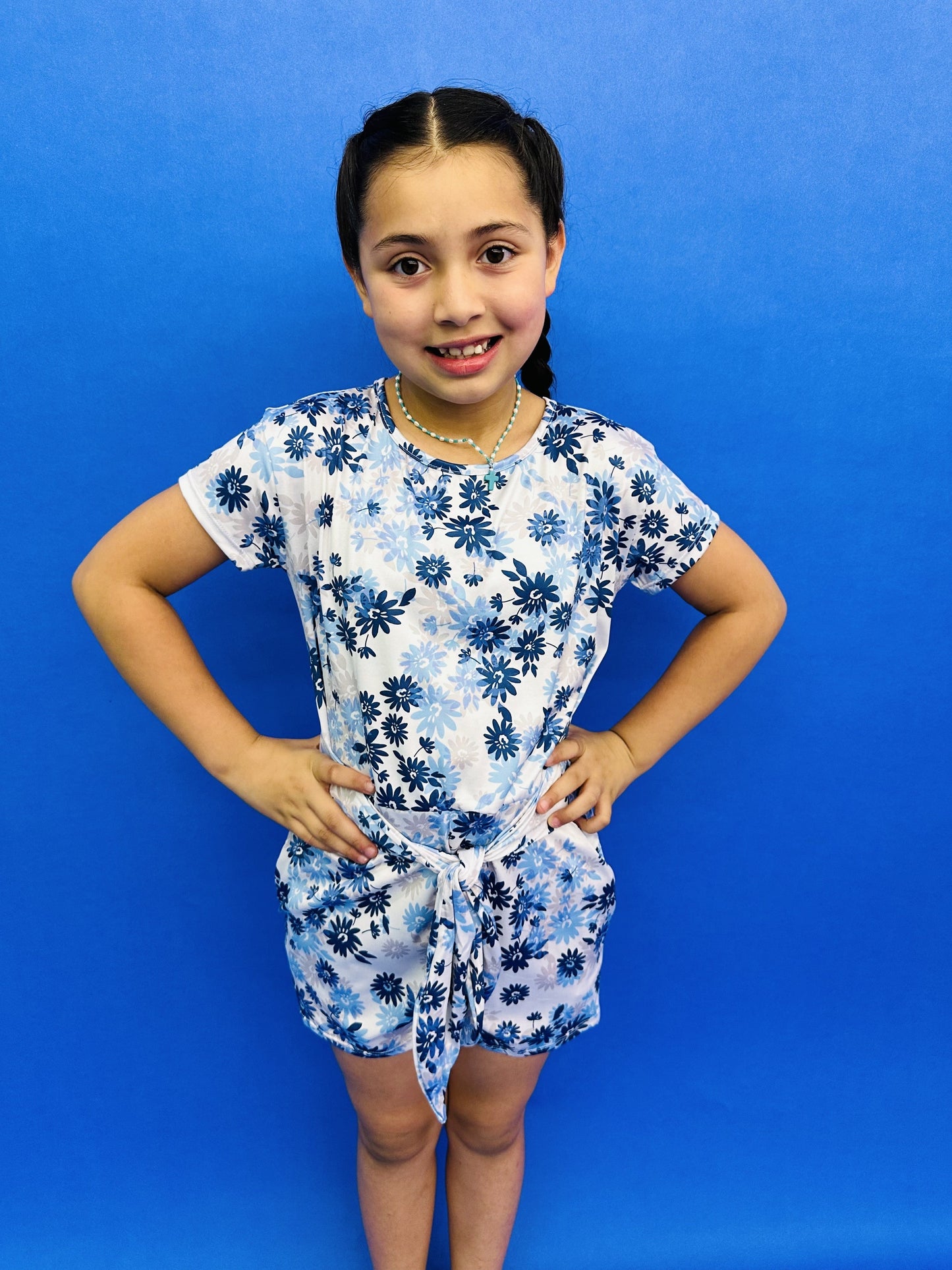 KIDS Floral Romper in 2 Colors