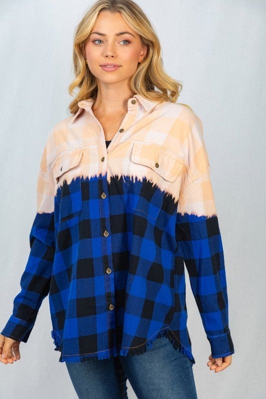 The Deep Dye Plaid in 3 Colors/AS