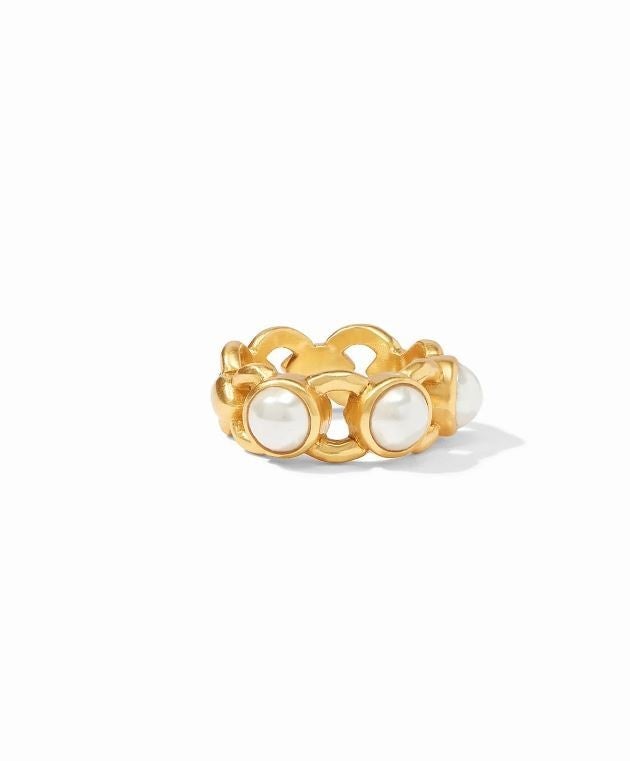 JV Palermo Gold Pearl Ring