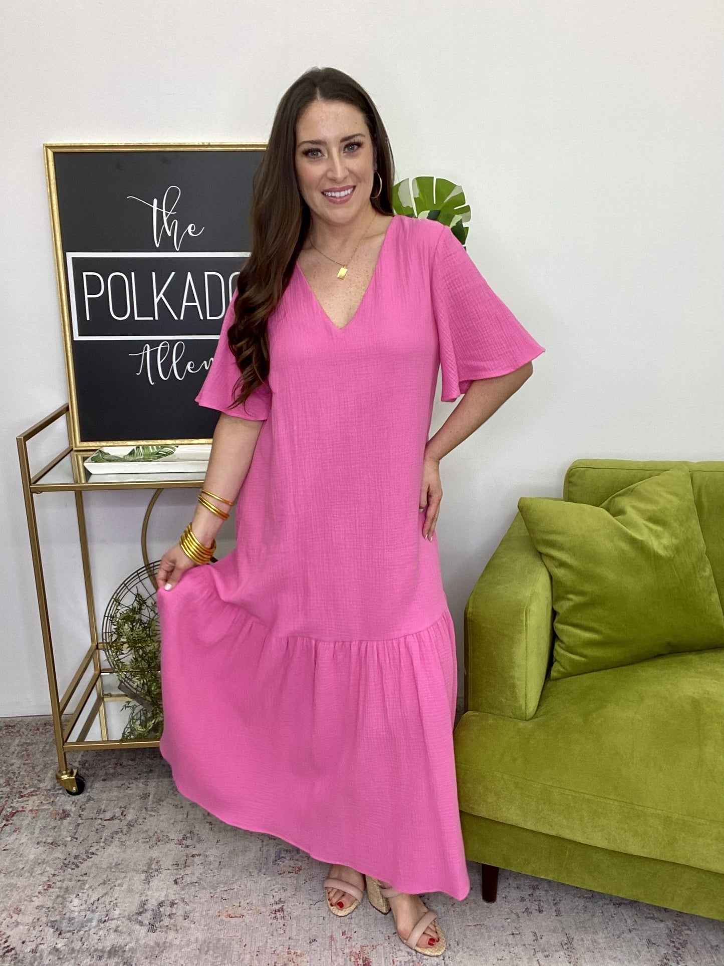 The Solid Gauze Mumu - AS, 3 Colors