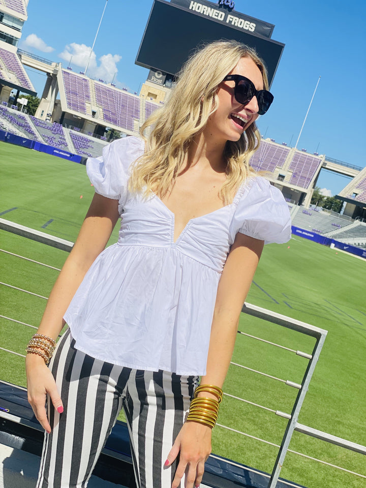 The Houston Top in White