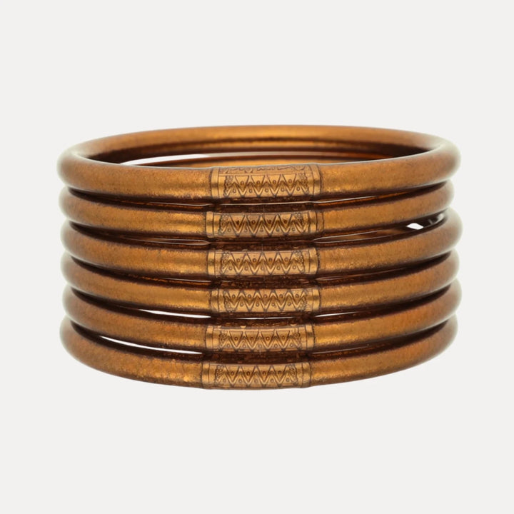 Saddle All Weather Bangles- Set of 6