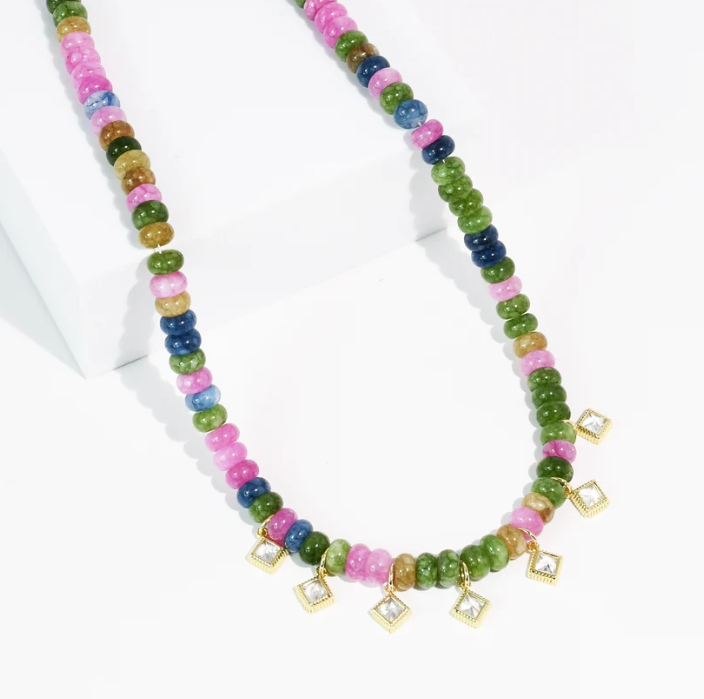 The Candy Gem Charms Necklace