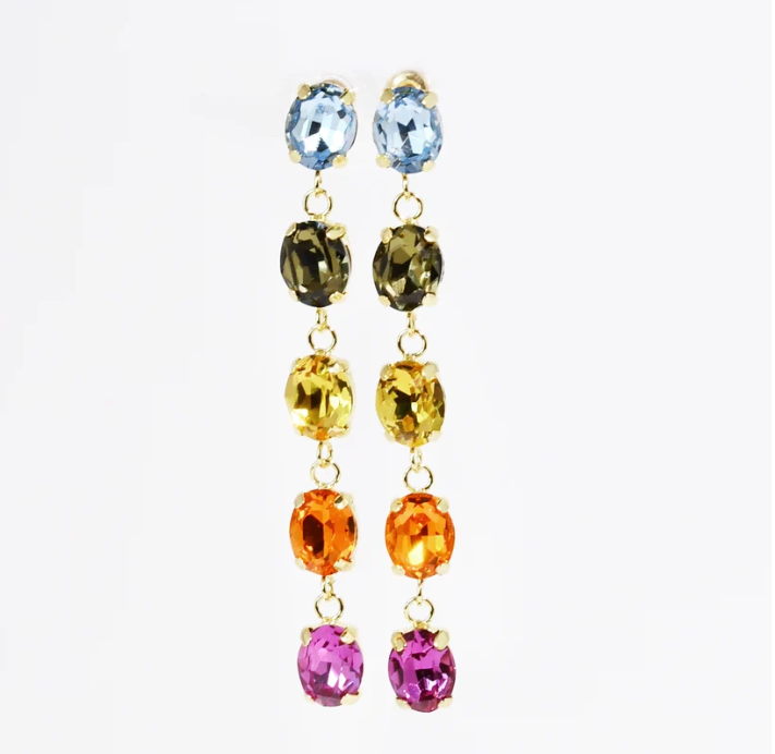 The Rainbow Drop Earrings