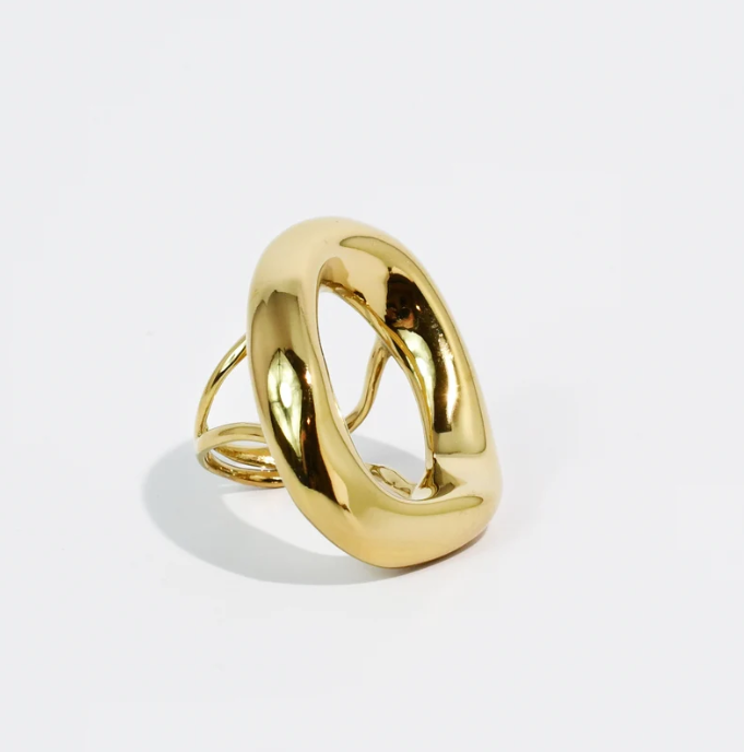The Halo Gold Ring