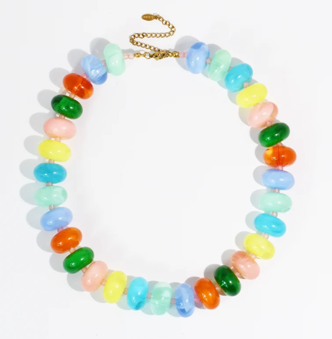The Sugar Bead Multi Summer Necklace